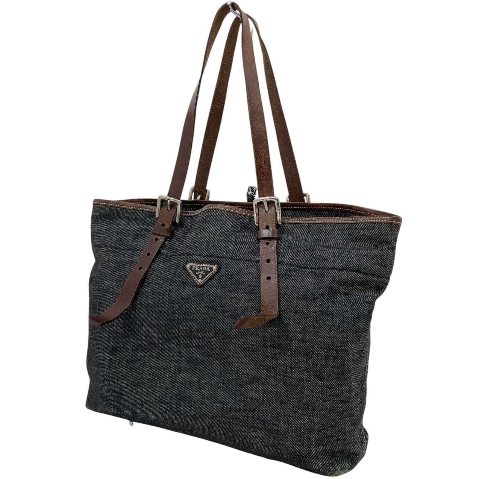 PRADA | プラダ 三角ロゴ トートバッグ ショルダーバッグ ブラック