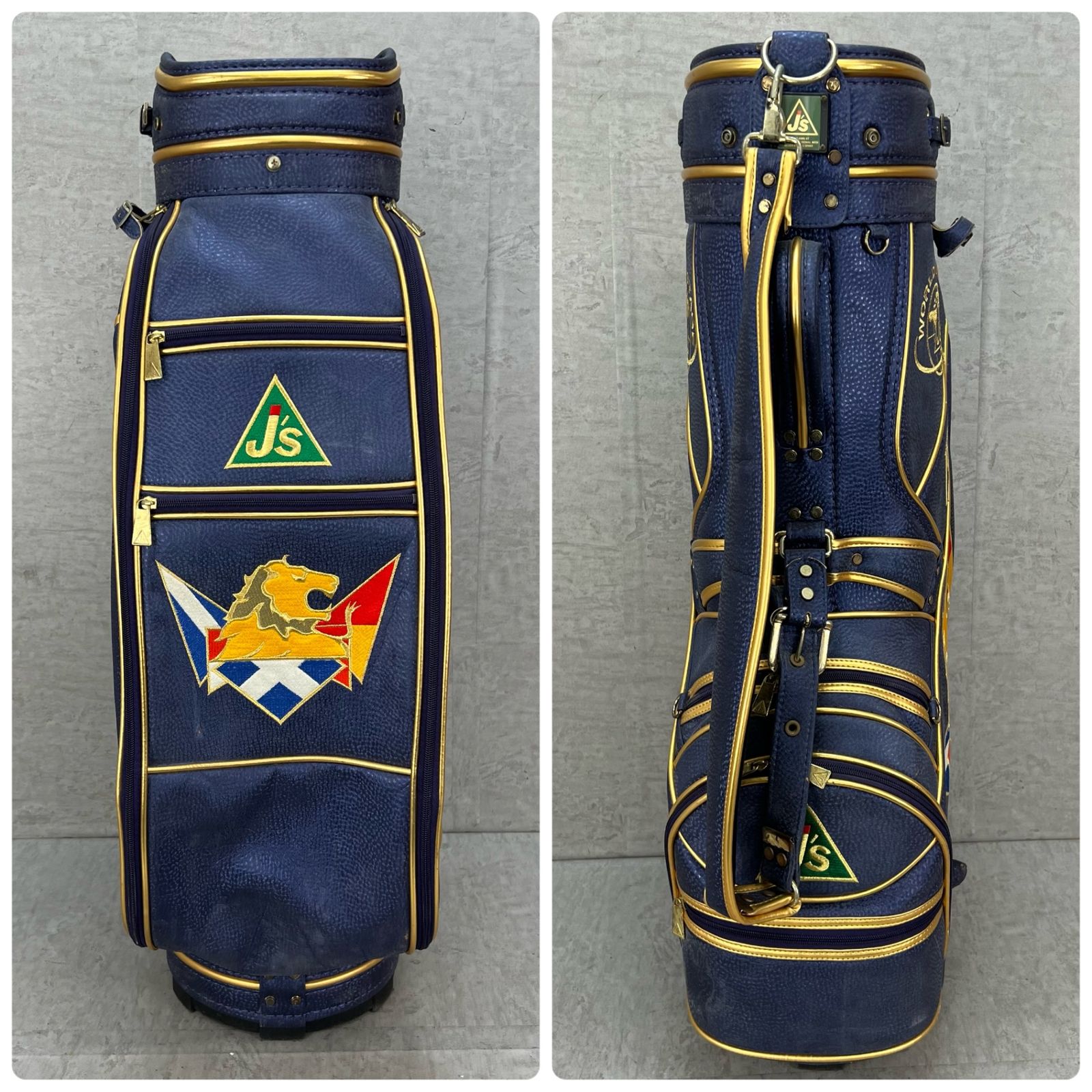 ジャンボ尾崎 Js ゴルフ カート式キャディバッグ 約9型 アイアンカバー