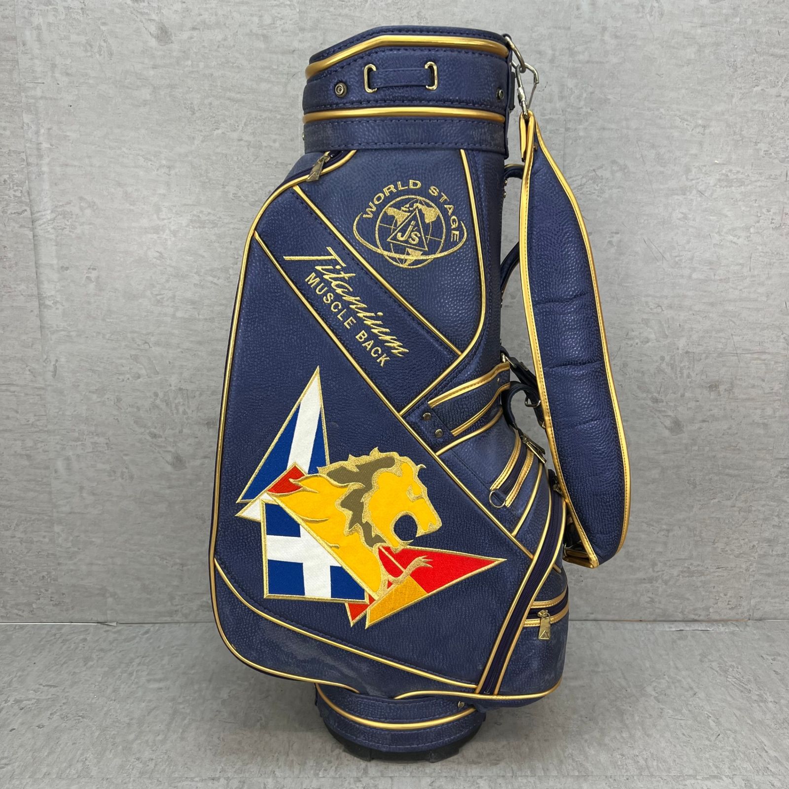 ジャンボ尾崎 Js ゴルフ カート式キャディバッグ 約9型 アイアンカバー