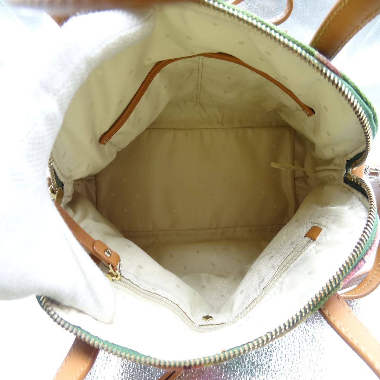 Kate spade NEW YORK ハンドバッグ ショルダーバッグ 花柄 キャンバス 