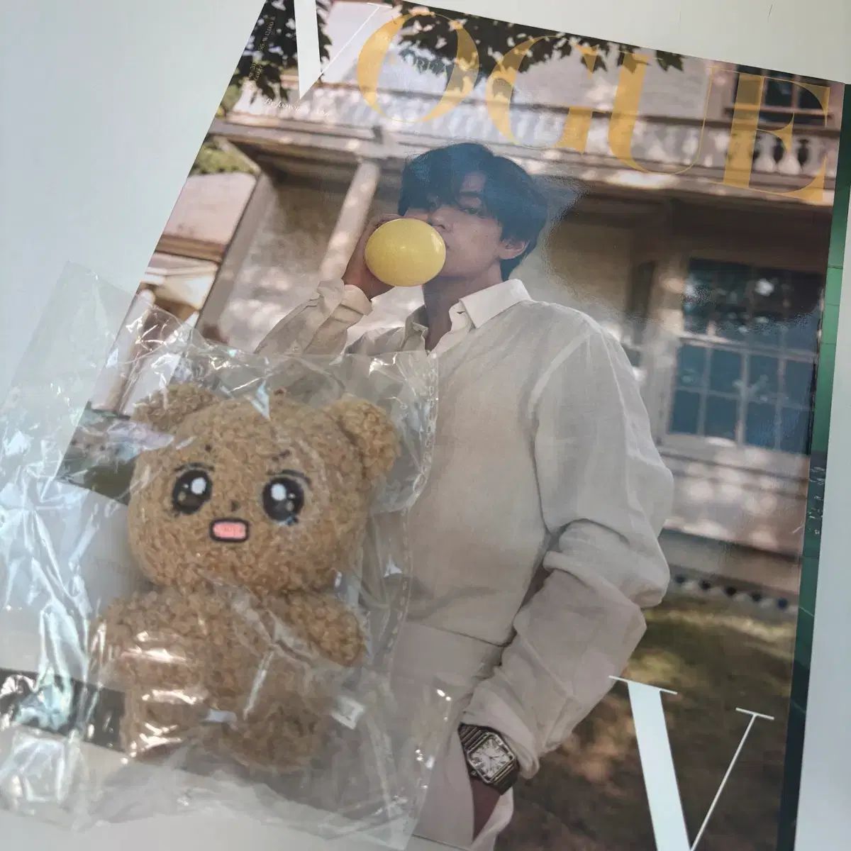 뷔 VOGUE コリア 雑誌 + テヘンぬいぐるみ