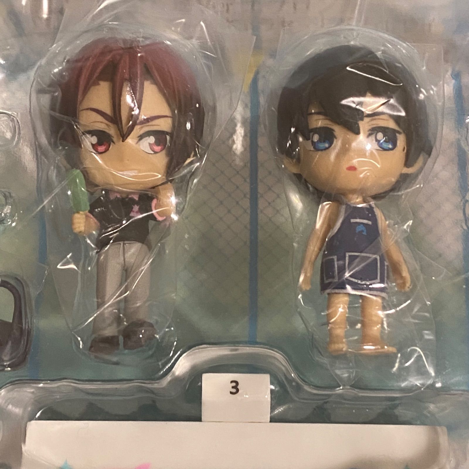 一番くじ Free! ～ALL OUT～ E賞 ちびきゅんキャラセット松岡凛＆七瀬