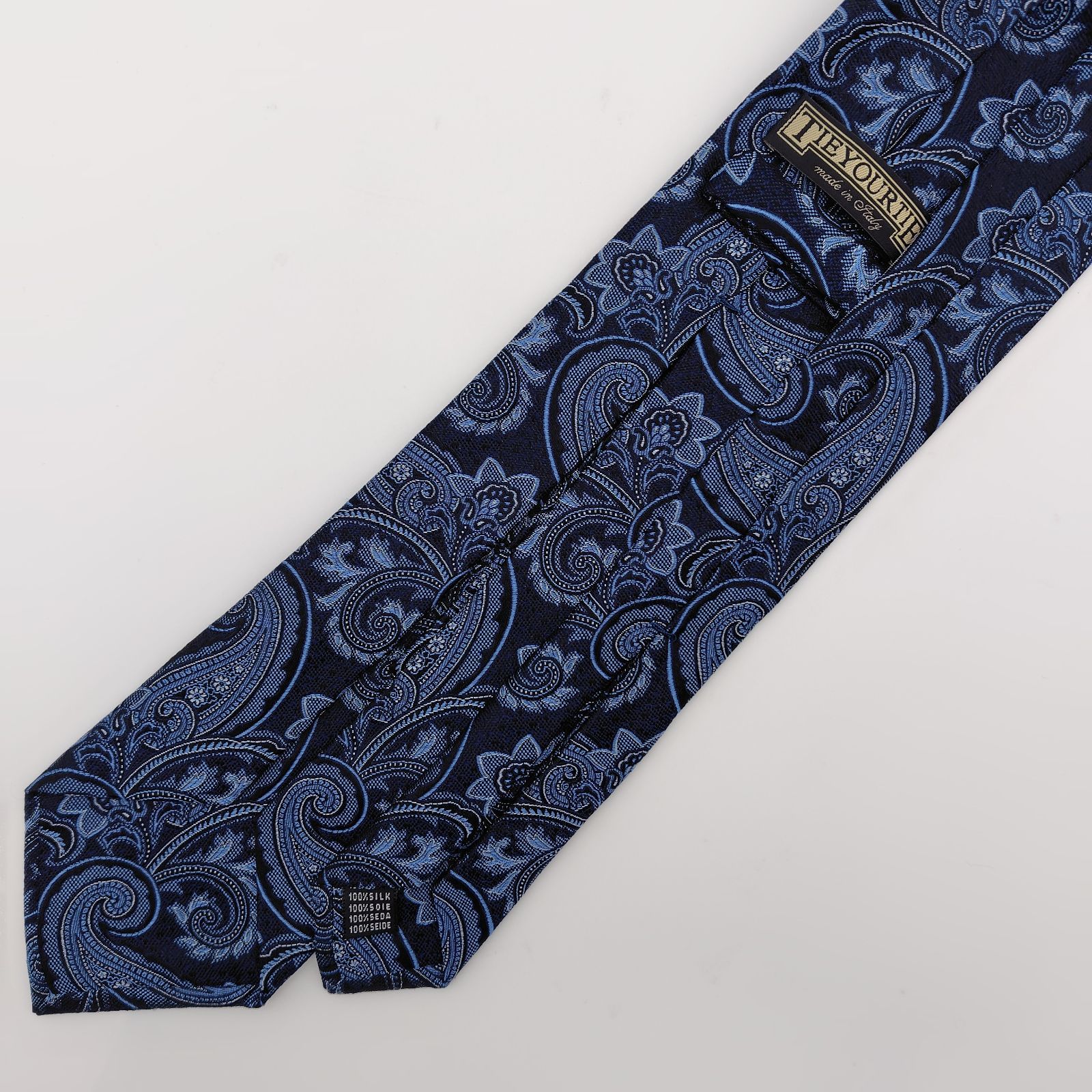 TIEYOURTIE ネクタイ　タイユアタイ　イタリア製　ハンドメイド　未使用 新品、未使用】TIE YOUR TIE タイユアタイ ネクタイ クアトロピエゲ