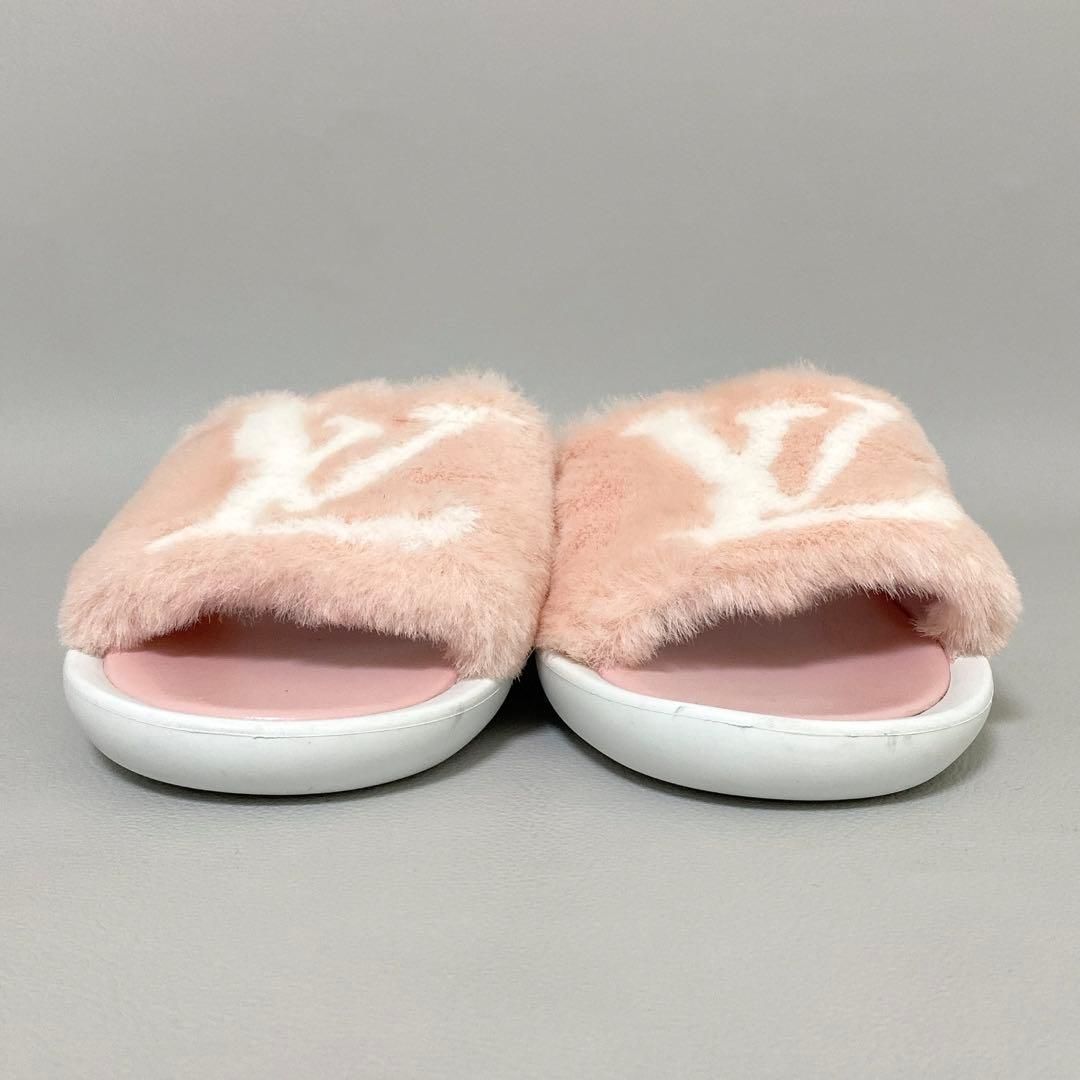 LOUIS VUITTON / ファーサンダル ピンク 39 【公式通販】