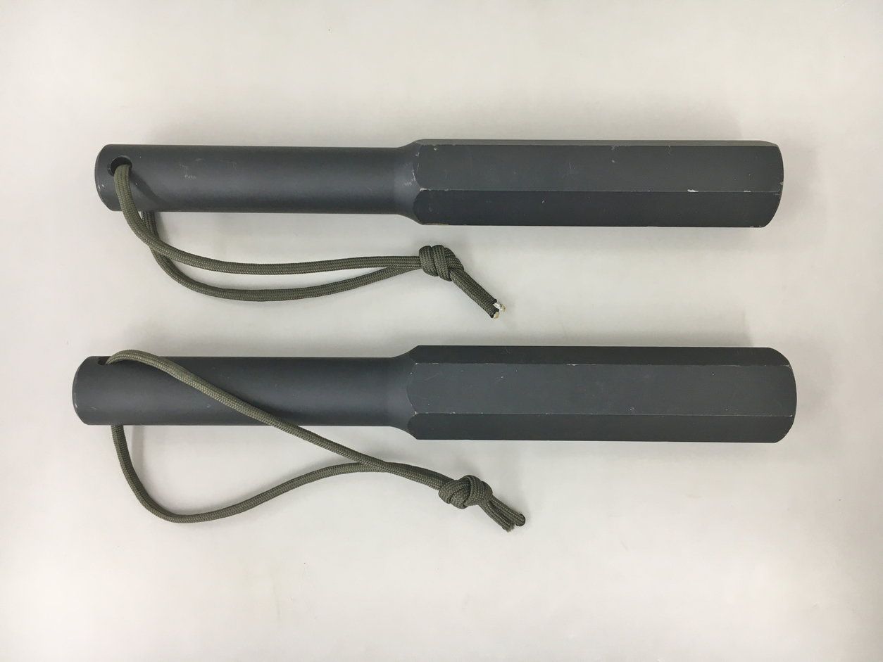 和式鍛錬棒 2本組セット ストラップ付き 鉄棒 手首強化 筋トレ