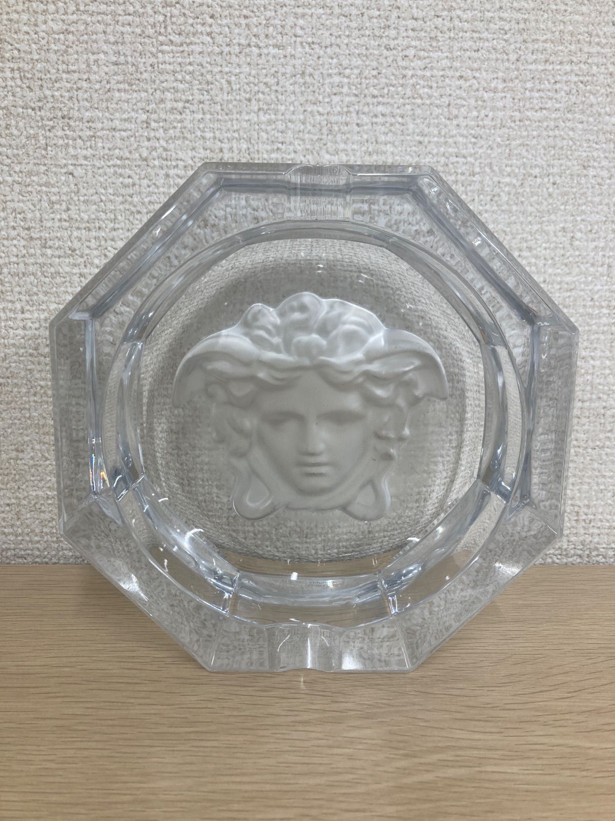 5 Versace ヴェルサーチ メデューサ クリスタル 灰皿 Rosenthal