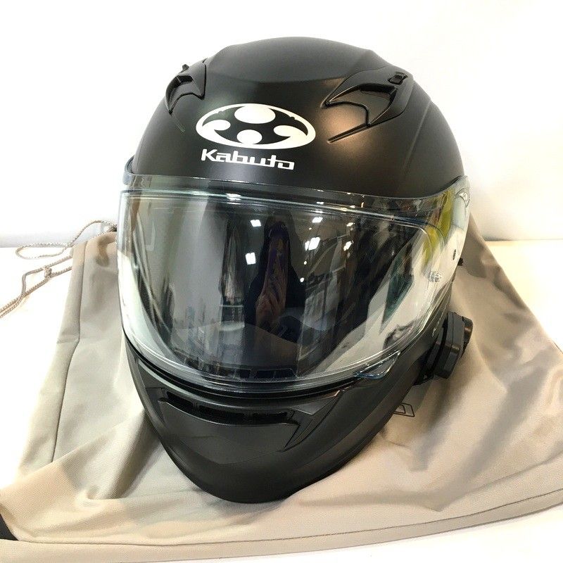 OGK KABUTO オージーケーカブト KAMUI 3 フルフェイスヘルメット インカム付 除菌消臭済 Mサイズ マットブラック オートバイ ツーリング ライディング バイカー バイク用品 TA 4004