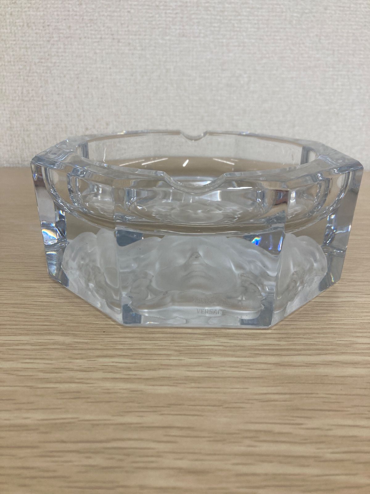 5 Versace ヴェルサーチ メデューサ クリスタル 灰皿 Rosenthal