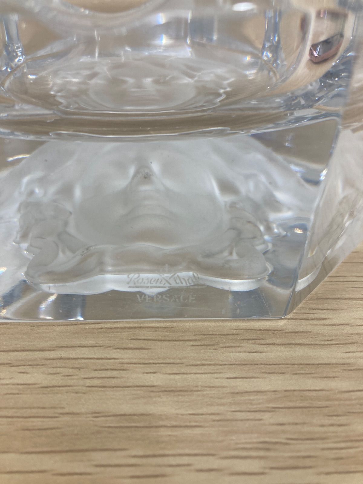 5 Versace ヴェルサーチ メデューサ クリスタル 灰皿 Rosenthal