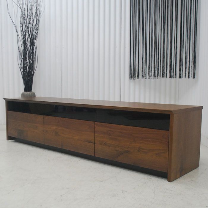 アウトレット 現品限り 一部 大 展示品 １８０幅 テレビボード ウォールナット 高品質 日本製 完成品でのお届け 241211-レンジ180 TV