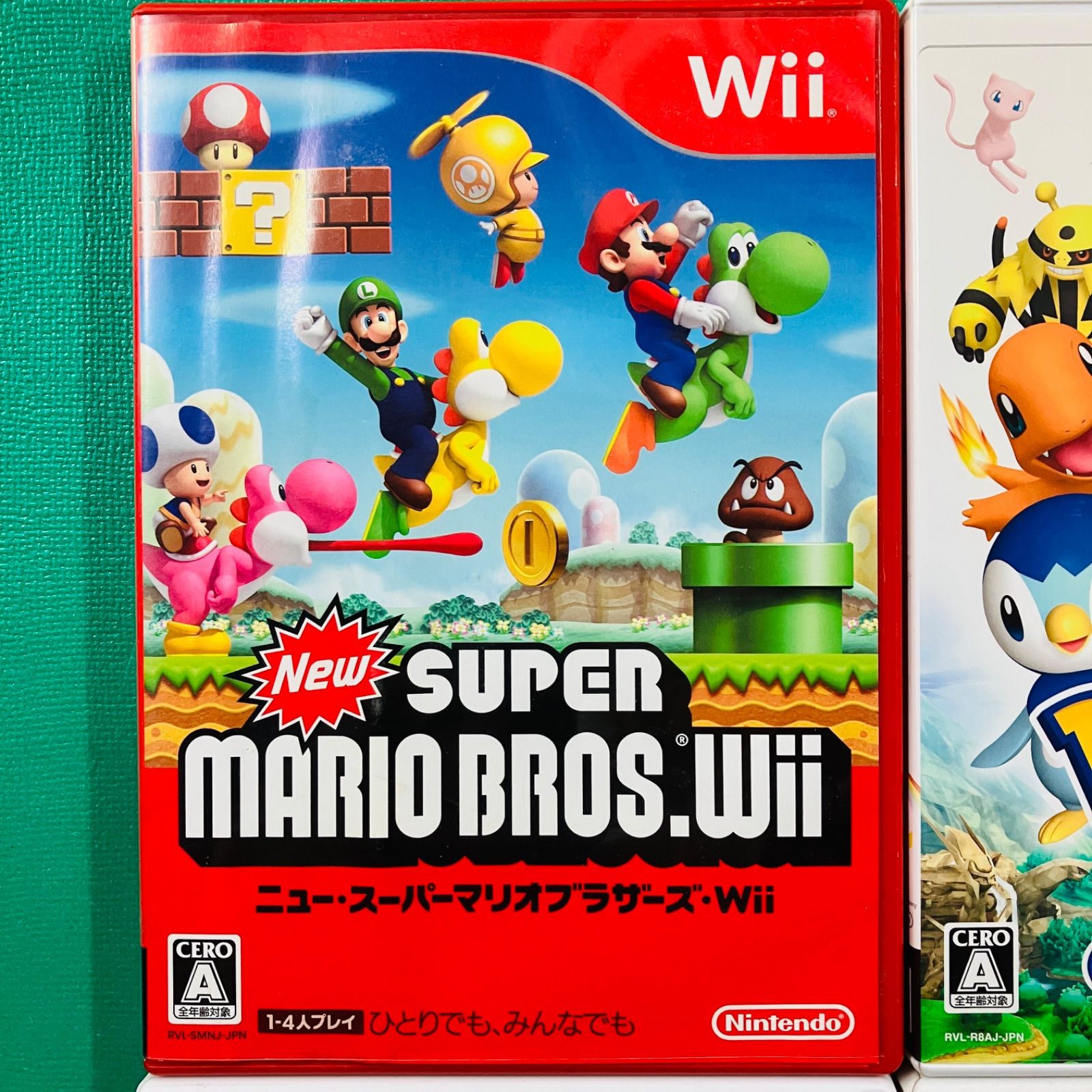 3点セット＋おまけ】Wii ニュースーパーマリオブラザーズ ポケパーク