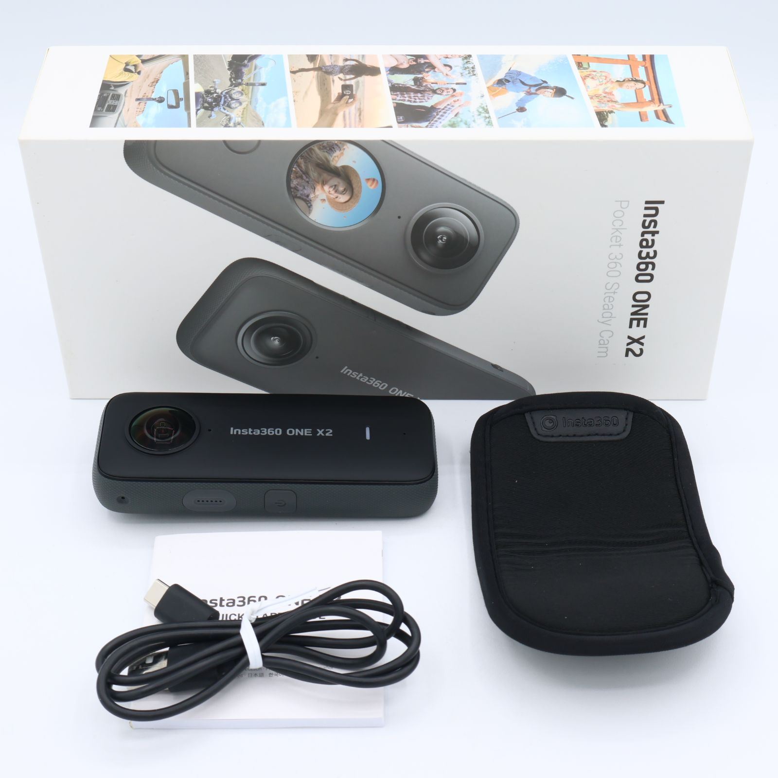 Arashi Vision Insta 360 ONE X 2 インスタ ポケットサイズ 360度撮影アクションカメラ 260106_