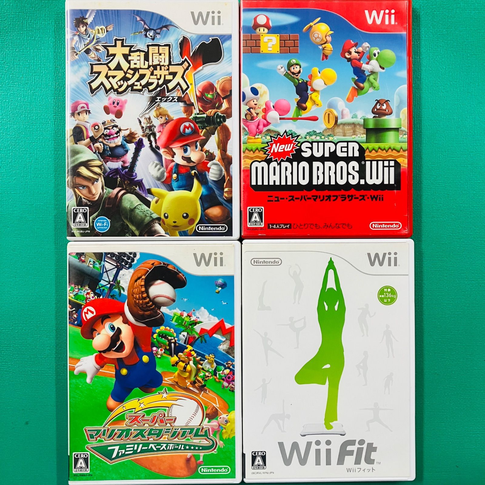 Wii マリオブラザーズ三点セット！ 3点セット＋おまけ】Wii 大乱闘スマッシュブラザーズX ニュースーパー