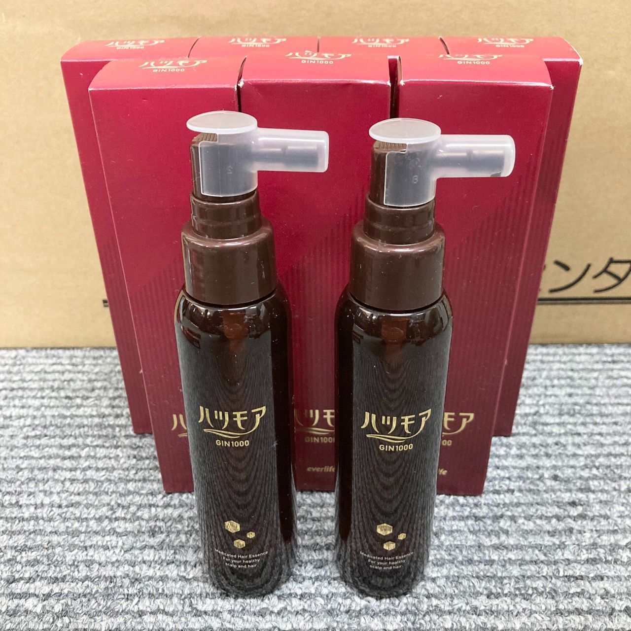 未開封あり】ハツモア 薬用ヘアエッセンスEL 80ml×9本セット エバー 