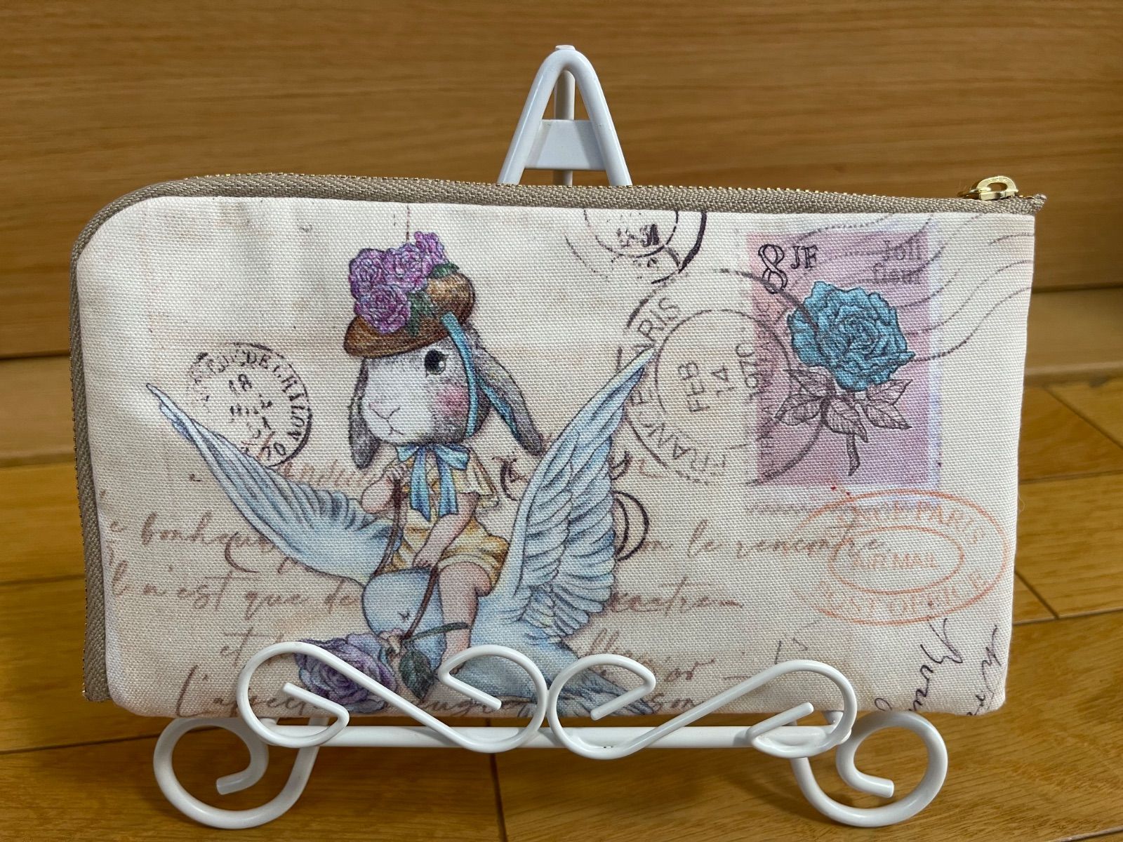 ② ジョリーフルール コラージュコラージュ L字ファスナー 長財布