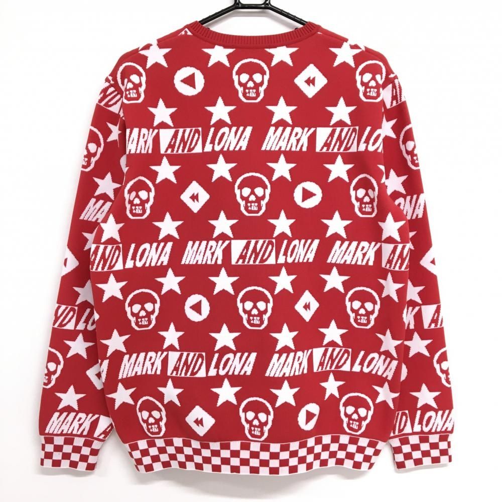 MARK ＆LONA スカル刺繍セーター サイズ50 MARK ＆LONA スカル刺繍