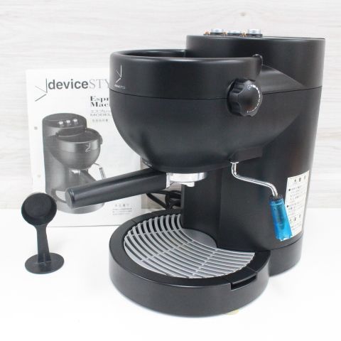 devicestyle 本格エスプレッソマシン　TH010 行董】通電のみ確認済 devicestyle エスプレッソマシン TH010 本格派