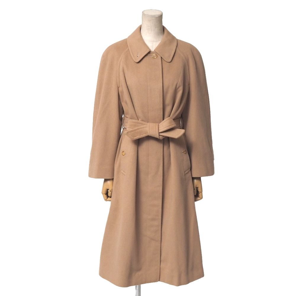 Burberrys バーバリーズ ヴィンテージ ステンカラーコート サイズ6 丸善東京別注 総カシミヤ ベルテッド ロングコート ブランド古着 |RA 7114