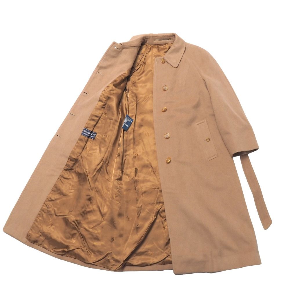 【中古】バーバリーズ Burberrys ヴィンテージ 丸善 トレンチコート ステンカラー 長袖 ミドル 英国製 ロゴ 総裏地 □美品□Burberrys バーバリーズ ヴィンテージ ステンカラーコート