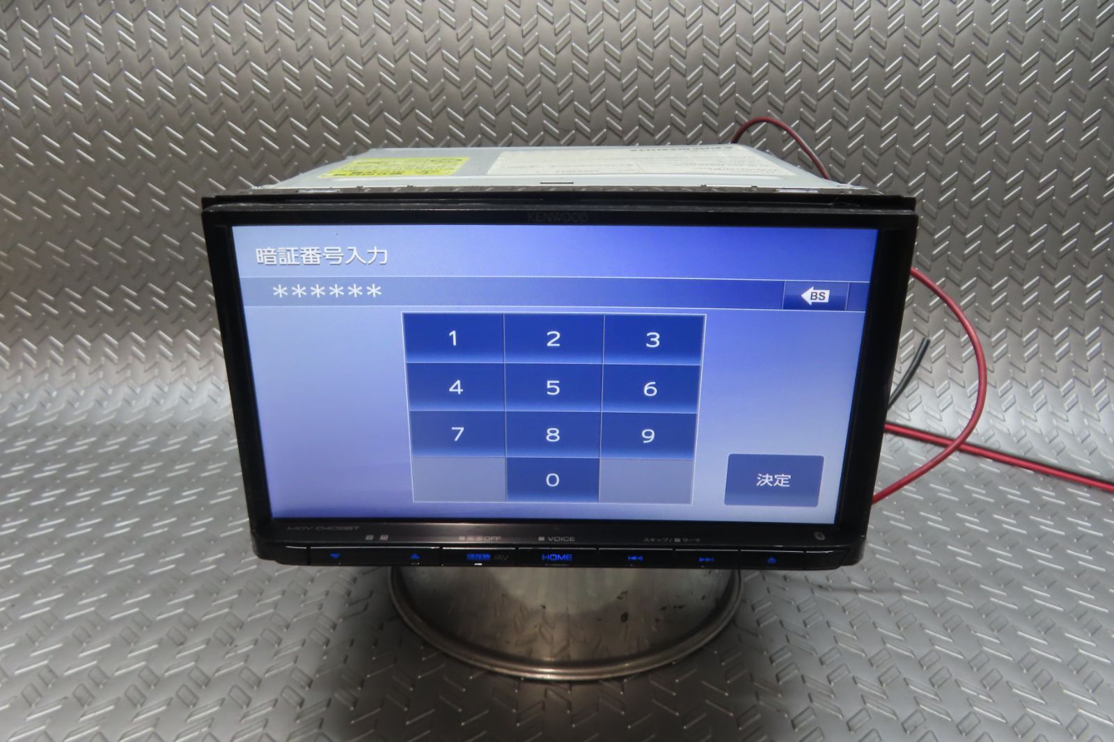 タッチパネル正常 W 6906|ケンウッド メモリーナビ MDV-D 408 BT TVワンセグ内蔵 本体のみ