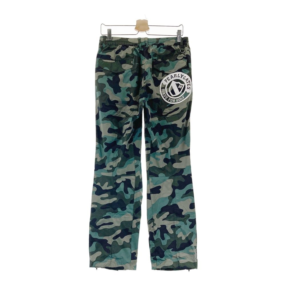 【未使用　美品】レインウェア　パーリーゲイツ　迷彩　カモフラ　上下セットサイズ4 パーリーゲイツ レインウェア セットアップ 上下 迷彩 カモフラ サイズ