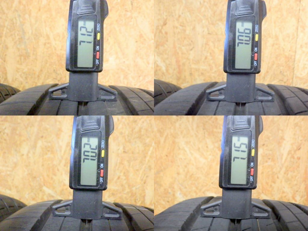 A 110 G◆ ◆ 製造 約8部山◆BS ALENZA H|L 33◆225|50 R 18◆4本