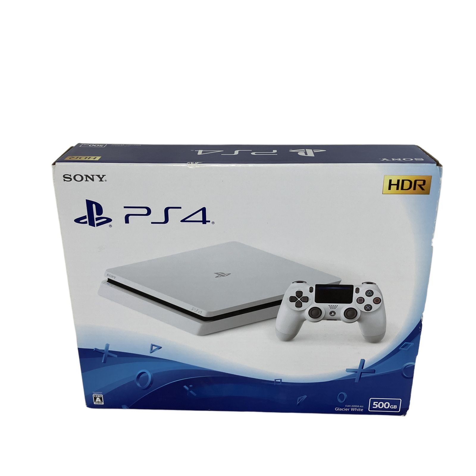 SONY PS 4 CUH 2200 A B 02 プレステ4 500 GB グレイシャー ホワイト ゲーム機