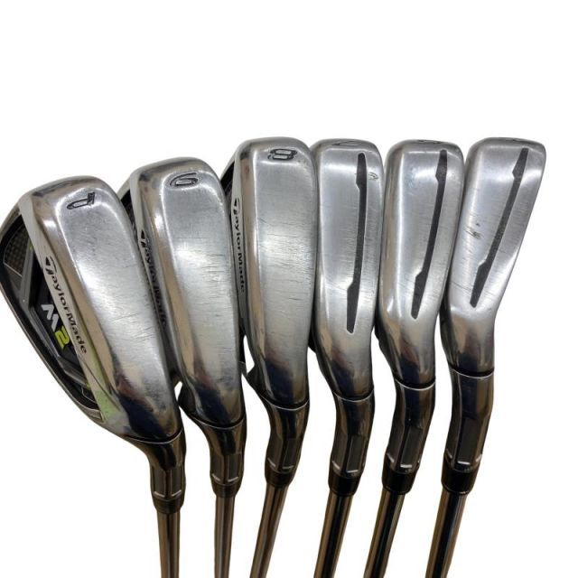 中古】 テーラーメイド M2(2017) 6S アイアンセット IR RE-AX 90 STEEL