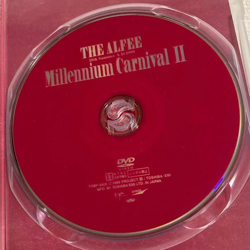 DVD/THE ALFEE Millennium Carnival Ⅰ,Ⅱ - メルカリ