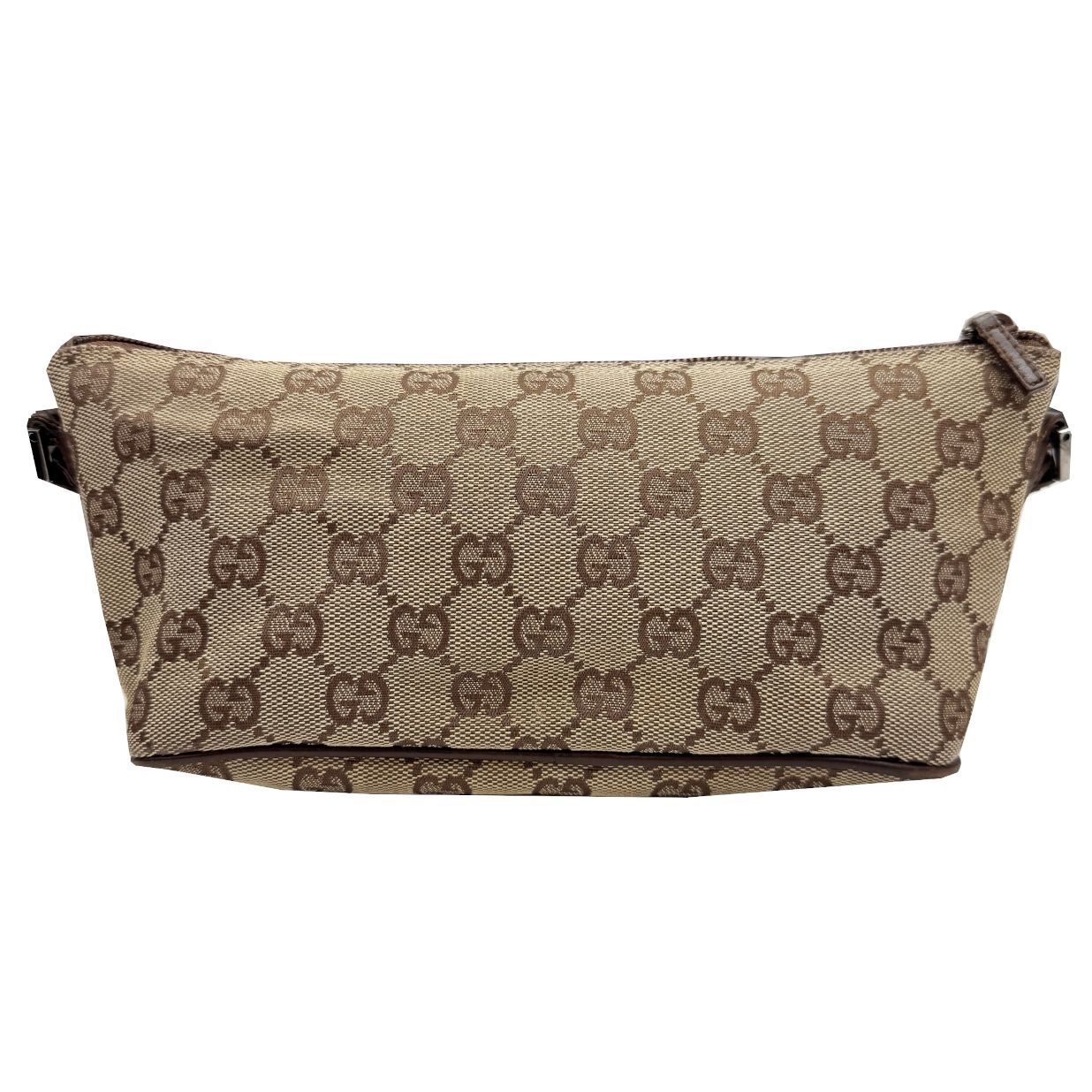 GUCCI グッチ　アクセサリーポーチ　ワンショルダー　GGキャンバス　ベージュ GUCCI グッチ アクセサリーポーチ ワンショルダー GGキャンバス