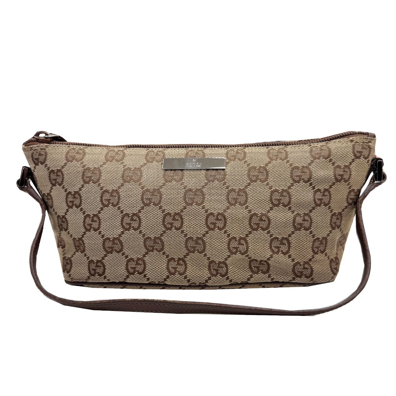 GUCCI グッチ 07198 アクセサリーポーチ GGキャンバス ワンショルダー