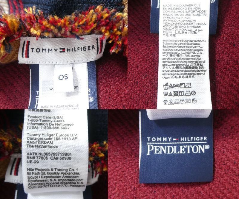 美品 トミーヒルフィガー×ペンドルトン TOMMY HILFIGER × PENDLETON