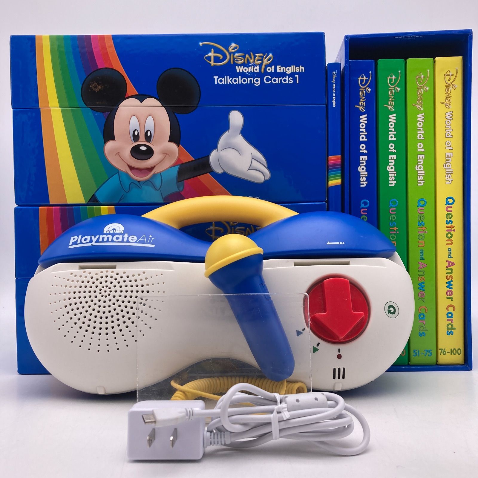 ディズニー 英語教材 トークアロングQ&Aカードセット トークアロング Q＆Aカード プレイメイトエアー ディズニー英語