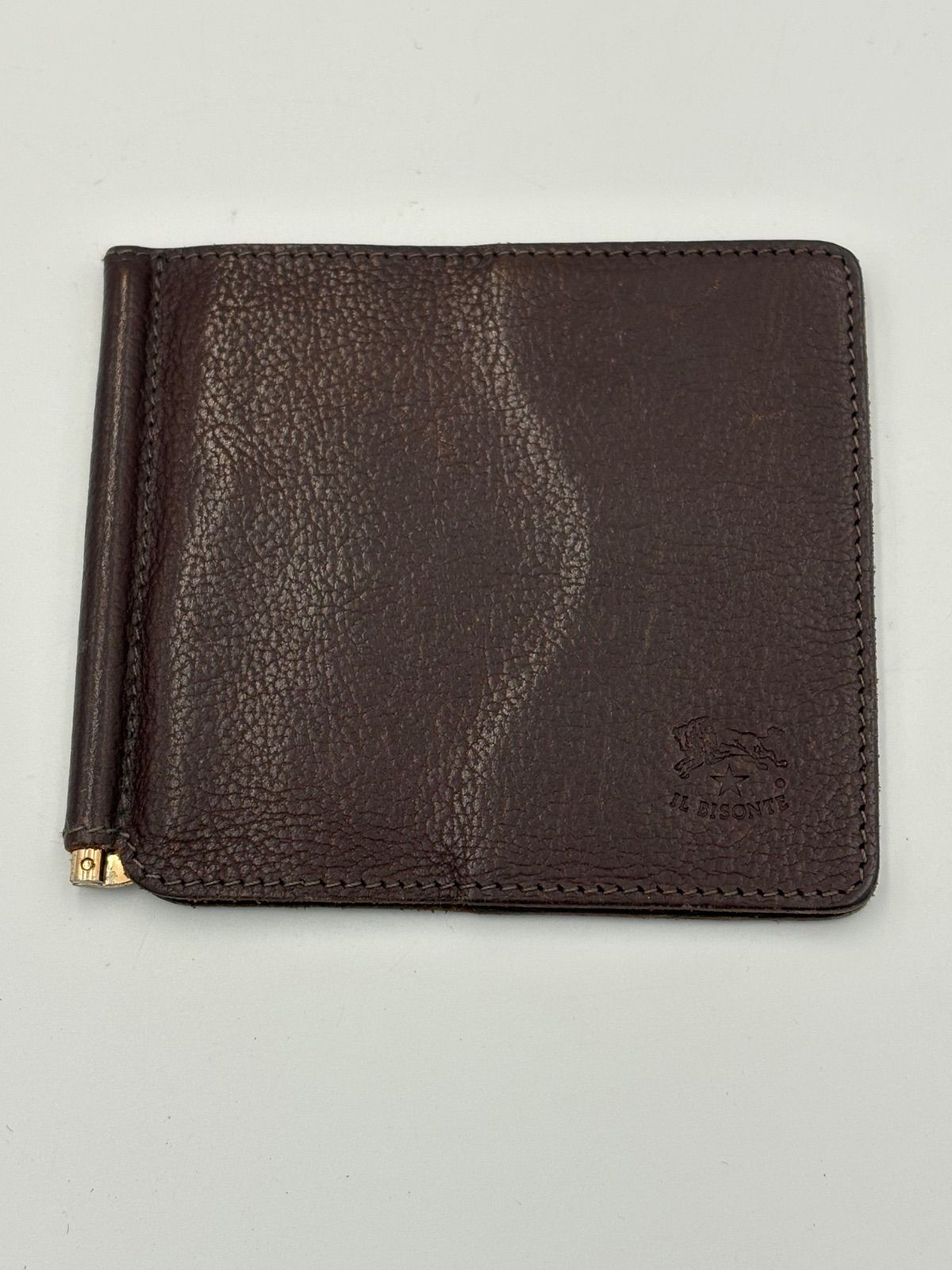 □ IL BISONTE イルビゾンテ マネークリップウォレット 二つ折り