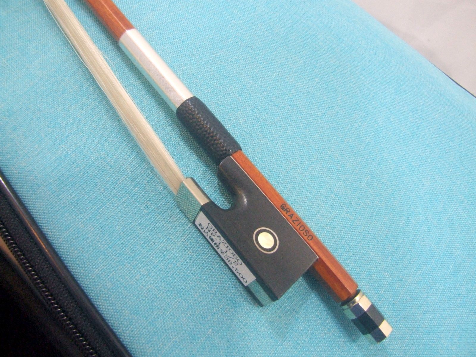 新春特価 Grazioso GV-3HS 1/2 バイオリン フェルナンブーコ弓 4点