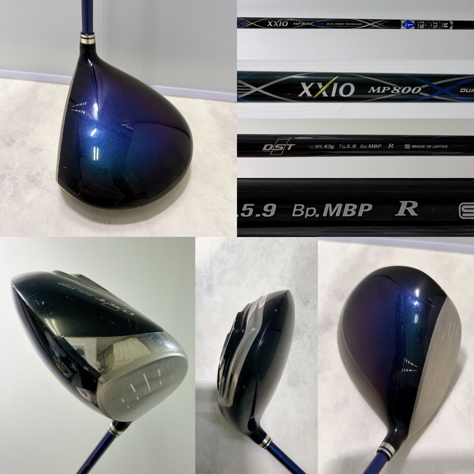 新品グリップ 新品バッグ 激レアレフティ XXIO 豪華11本 ゴルフクラブ