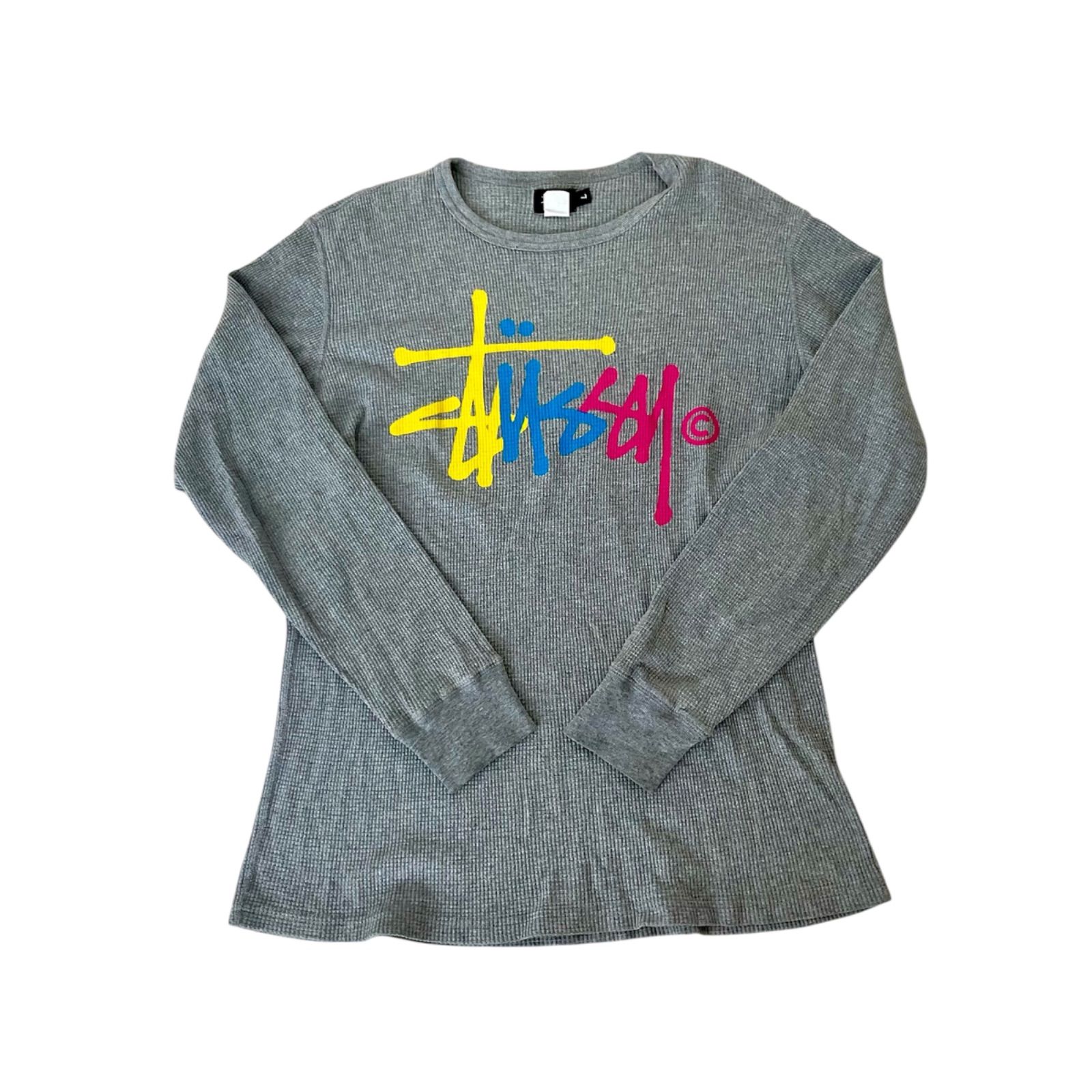 ⭐️STUSSY ⭐️ ステューシー USA製 サーマル ワッフル ロンT 長袖