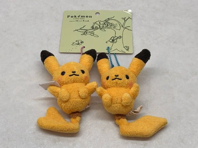 ☆希少・レア☆ ピカチュウ ペアマスコット Pokemon little tales