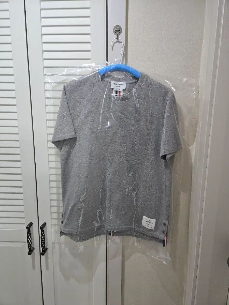 トムブラウン 白 3本線 半袖Tシャツ