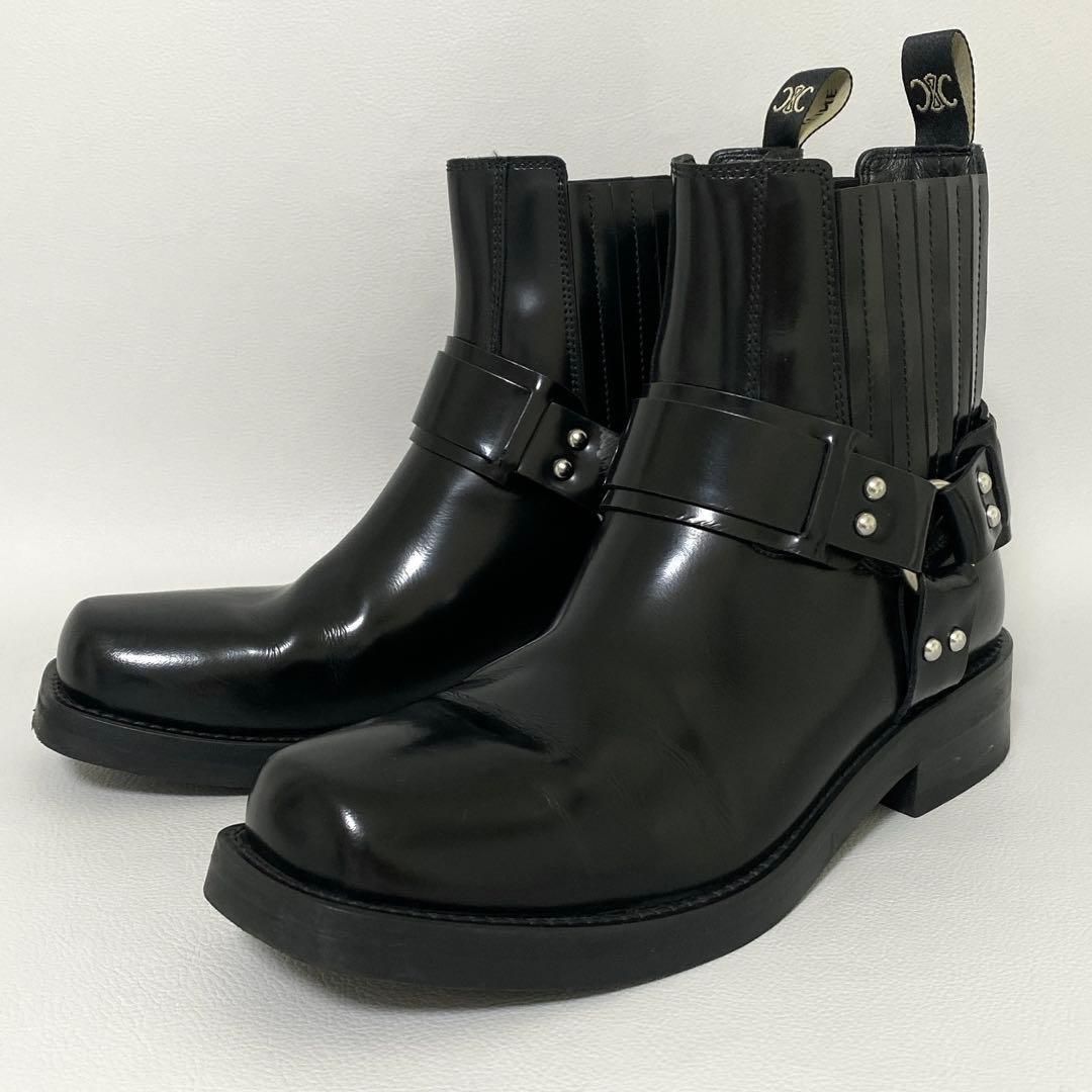 CELINE / カマルグ バイカー チェルシーブーツ 39 ブラック - メルカリ