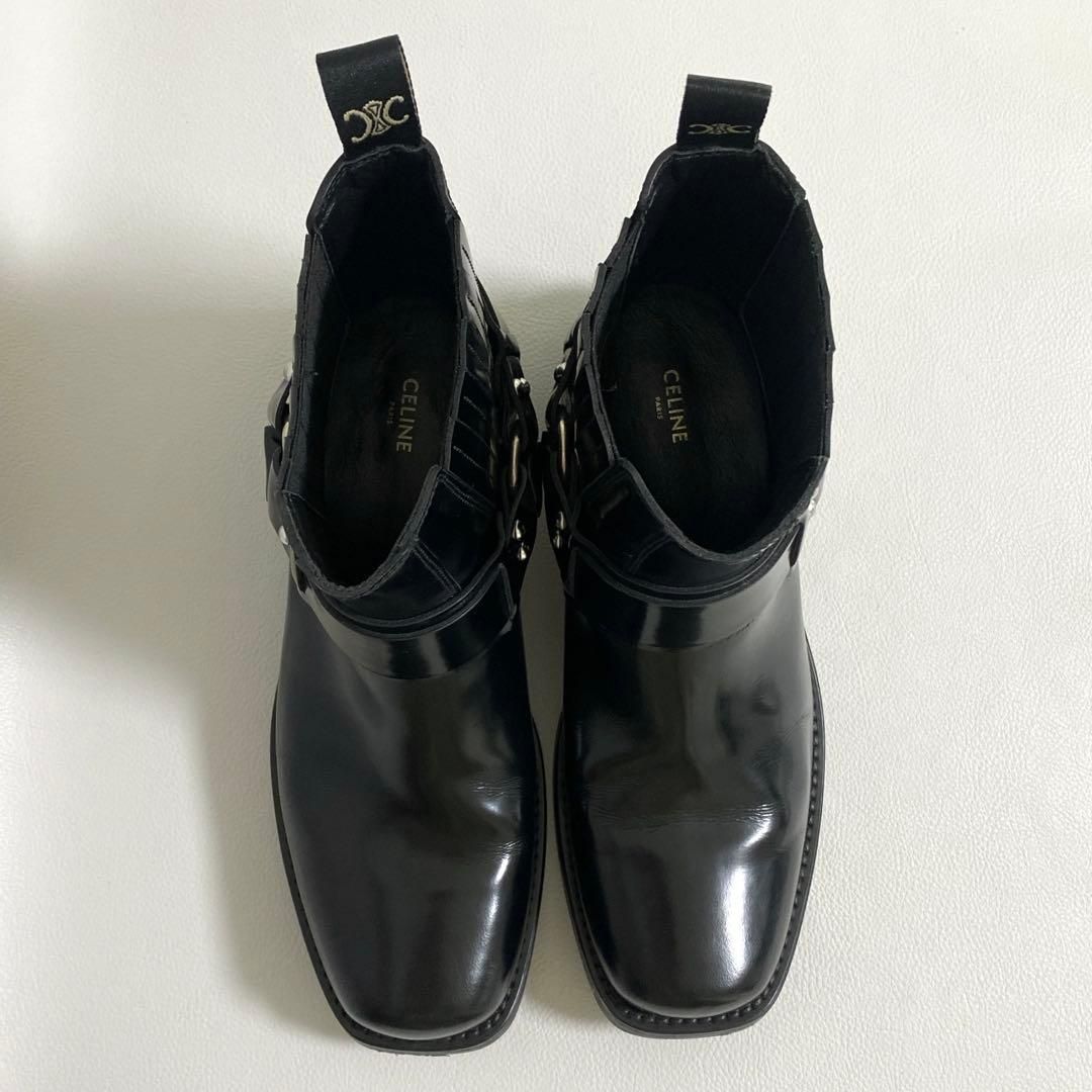 CELINE / カマルグ バイカー チェルシーブーツ 39 ブラック - メルカリ