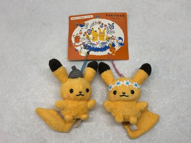 ☆希少・レア☆ ピカチュウ ペアマスコット Pokemon little tales