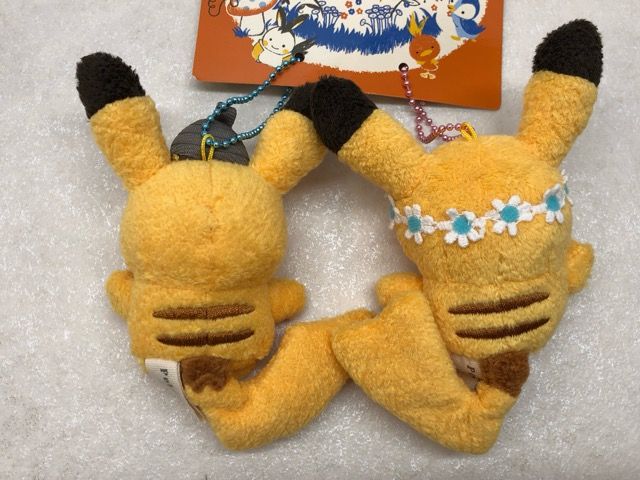 ☆希少・レア☆ ピカチュウ ペアマスコット Pokemon little tales