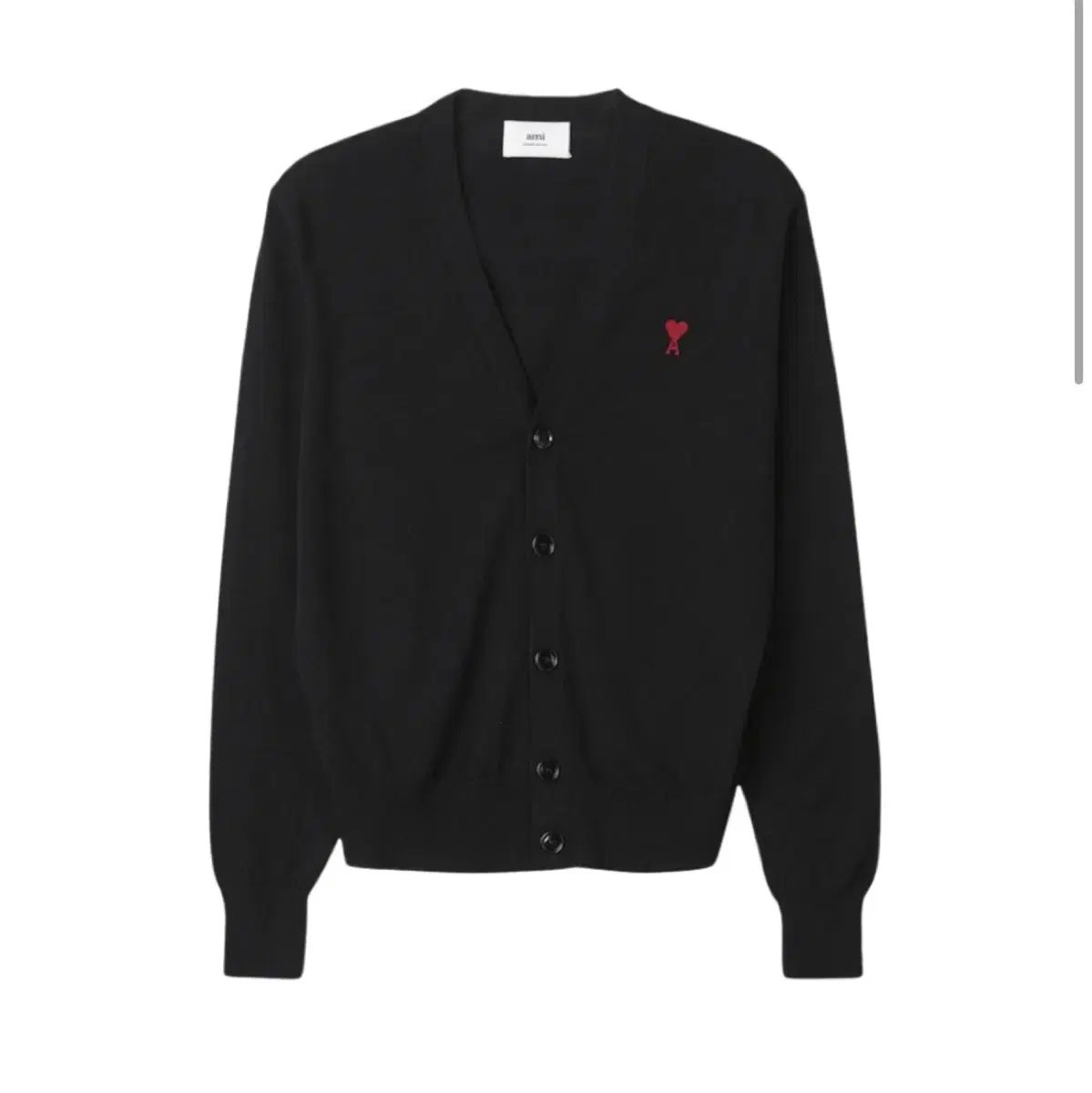 Lサイズ アミ ウール カーディガン ブラック