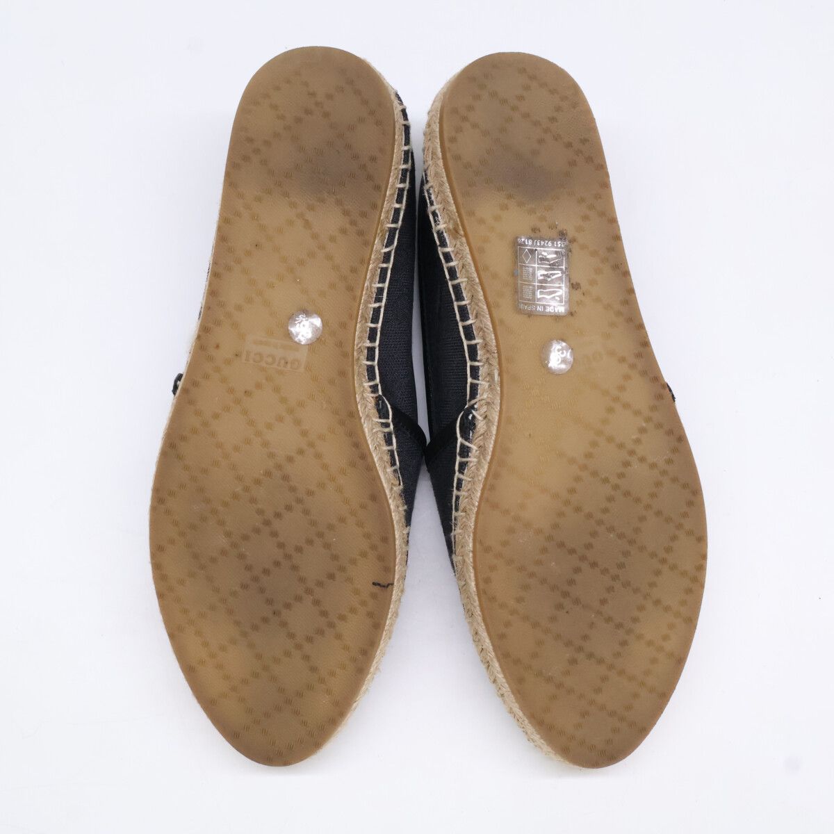 GUCCI グッチ 466902 GGジャガード エスパドリーユ/フラットシューズ