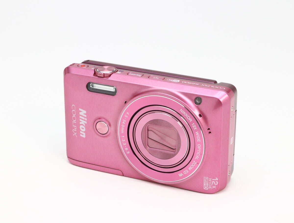 A (美品) Nikon ニコン COOLPIX S6900 グロッシーピンク 初期不良返品
