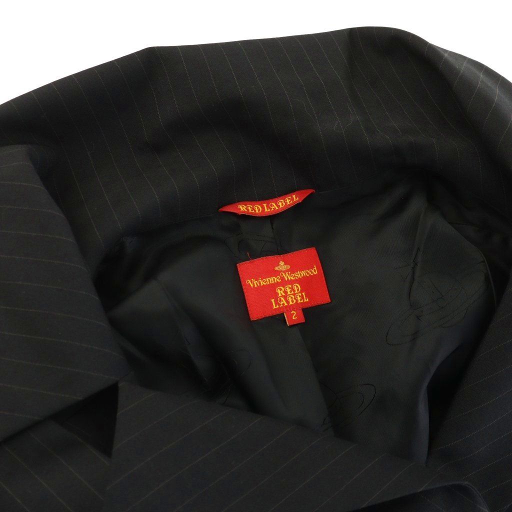 裕*様 vivienne westwoodレッドレーベル 黒ジャケット2サイズ 中古・古着通販】Vivienne Westwood RED LABEL (ヴィヴィアンウエスト