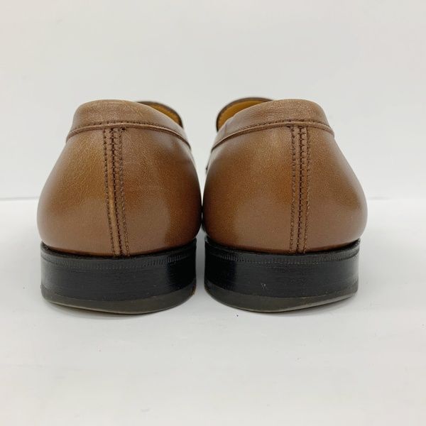 J.M.WESTON ジェイエムウエストン 180 シグニチャー ローファー 41-182-180-10 革靴 レザー メンズ 4|D ブラウン 靴 DF 17486