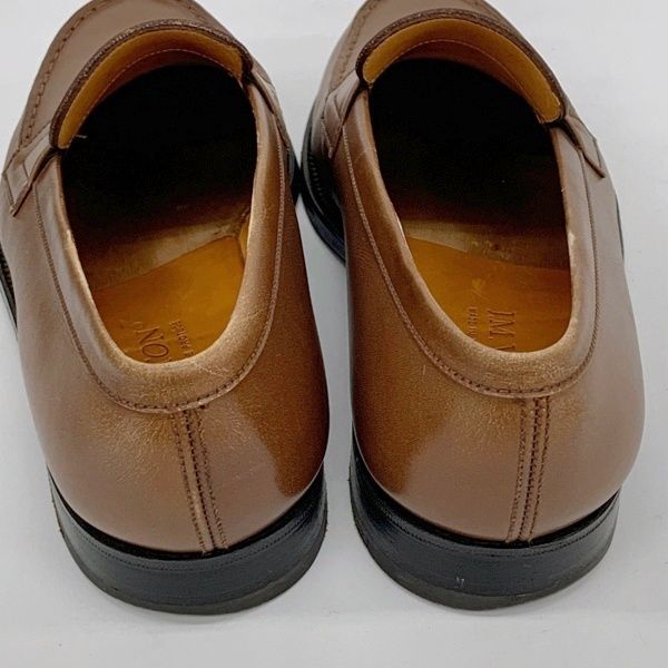  J.M.WESTON ジェイエムウエストン 180 シグニチャー ローファー 41-182-180-10 革靴 レザー メンズ 4|D ブラウン 靴 DF 17486 ローファー ブーツ 革靴