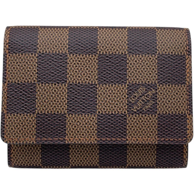 ルイ ヴィトン LOUIS VUITTON アンヴェロップカルトドウヴィジェット N 62920 ブラウン ダミエキャンバス ユニセックス カードケース